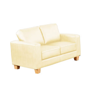 Chesterfield 2 Seater Sofa PU Cream