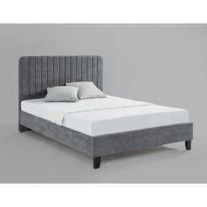 Livingstone Fabric 4Foot Bed Grey