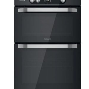 Hotpoint HDM67I9H2CBHOTPOINT BLACK 60CM ELECTRIC COOKER WITH DOUBLE OVEN AND INDUCTION HOB