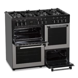 Creda C100RCDFCSCREDA SILVER 100CM DUAL FUEL RANGE COOKER