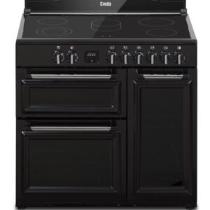 Creda C90RCCTBLCREDA BLACK 90CM CERAMIC RANGE COOKER