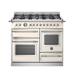 Bertazzoni HER106L3EAVTBERTAZZONI HERITAGE 100CM DUAL FUEL RANGE COOKER WITH SEPERATE GRILL