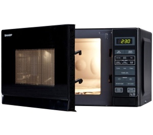 Sharp R272KMSHARP BLACK 20 LITRE 800W TOUCH CONTROL MICROWAVE