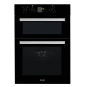 Indesit IDD6340BKINDESIT BLACK BUILT IN DOUBLE OVEN