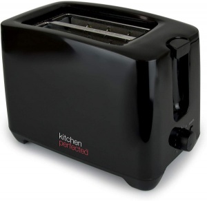 Lloytron E2020BKKITCHENPERFECTED 2 SLICE EXTRA WIDE SLOT BLACK TOASTER
