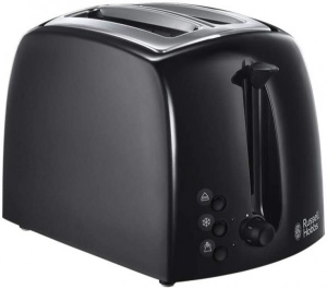 Russell Hobbs 21641RUSSELL HOBBS BLACK TEXTURES 2 SLICE TOASTER