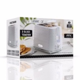 Daewoo SDA1781GEDAEWOO ARGYLE WHITE 2 SLICE TOASTER