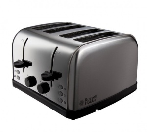 Russell Hobbs 18790RUSSELL HOBBS FUTURA STAINLESS STEEL 4 SLICE TOASTER