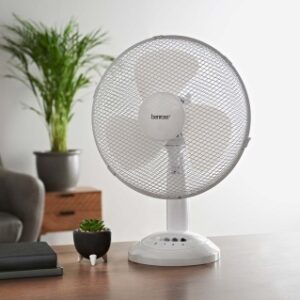 Benross 43920BENROSS WHITE 12" DESK FAN