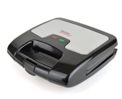 Lloytron E2615BKKITCHENPERFECTED BLACK STEEL 2 SLICE SANDWICH MAKER
