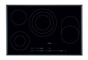 AEG HK854080FBAEG 80CM FRAMELESS CERAMIC HOB WITH 4 COOKING ZONES AND DIREKTOUCH CONTROLS