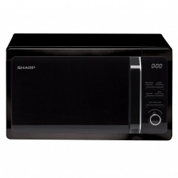 Sharp R664KMSHARP BLACK 20L MICROWAVE WITH GRILL