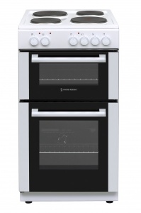 White Knight ATTC50WWHITE KNIGHT WHITE 50CM TWIN CAVITY ELECTRIC COOKER