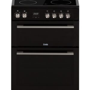 Creda C60CDOBLCREDA BLACK 60CM CERAMIC COOKER WITH DOUBLE OVEN